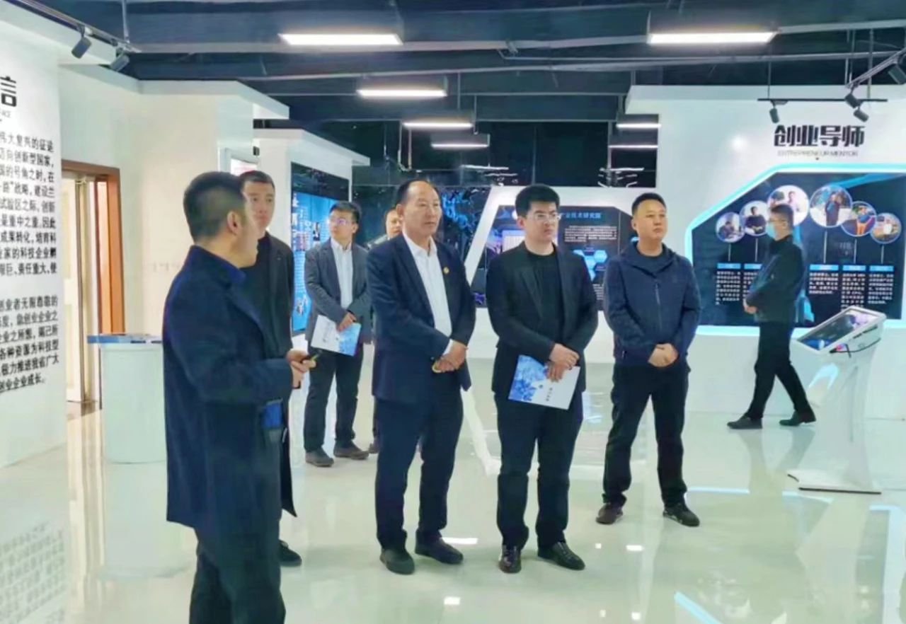 北京精数智能公司一行来白银高新区考察洽谈投资项目
